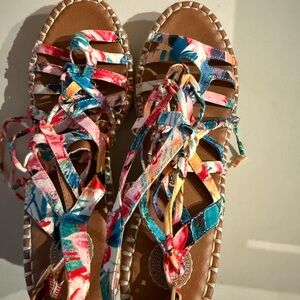 Colorful Strappy Sandals